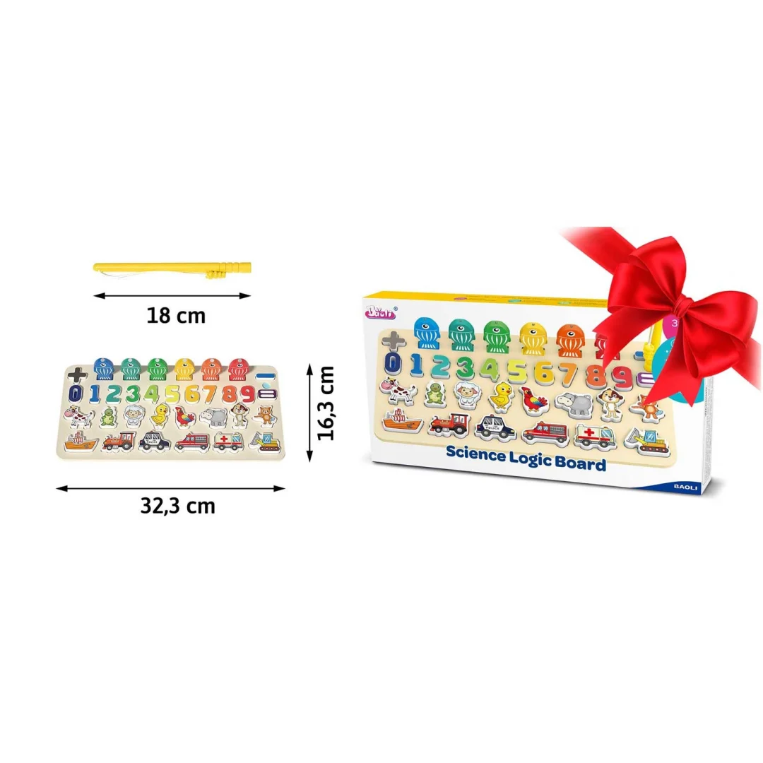 Ricokids 781400 Edukativna ploča s brojevima, životinjama i vozilima_10