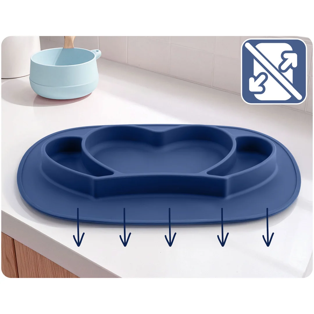 Ricokids Crown silikonski tanjur za hranjenje za djecu_4