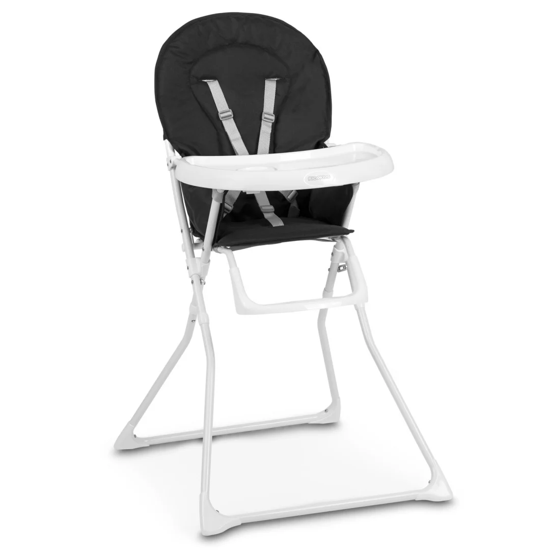 Ricokids FANDO visoka stolica sa stolom, crna_1