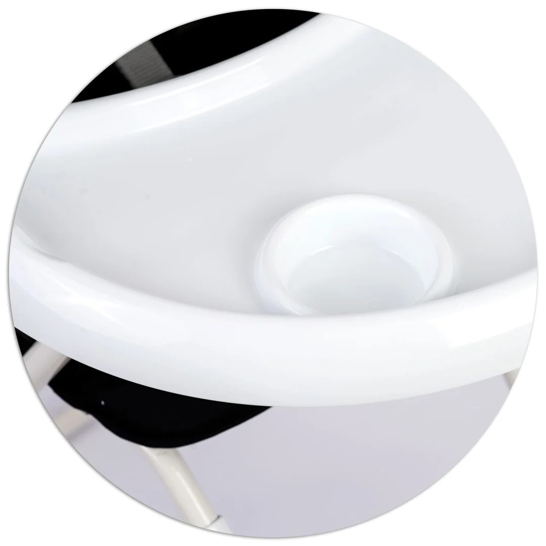 Ricokids FANDO visoka stolica sa stolom, crna_4