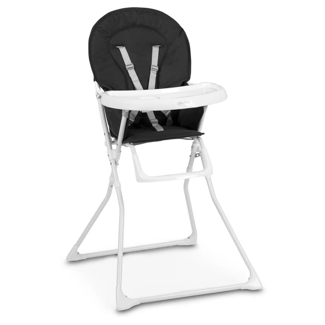 Ricokids FANDO visoka stolica sa stolom, crna_5