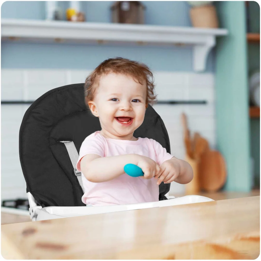 Ricokids FANDO visoka stolica sa stolom, crna_8