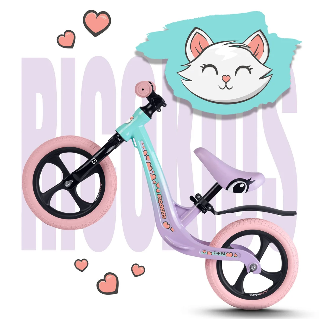 Ricokids FUNNU bicikl za ravnotežu za djecu, siva, var. 760504_5