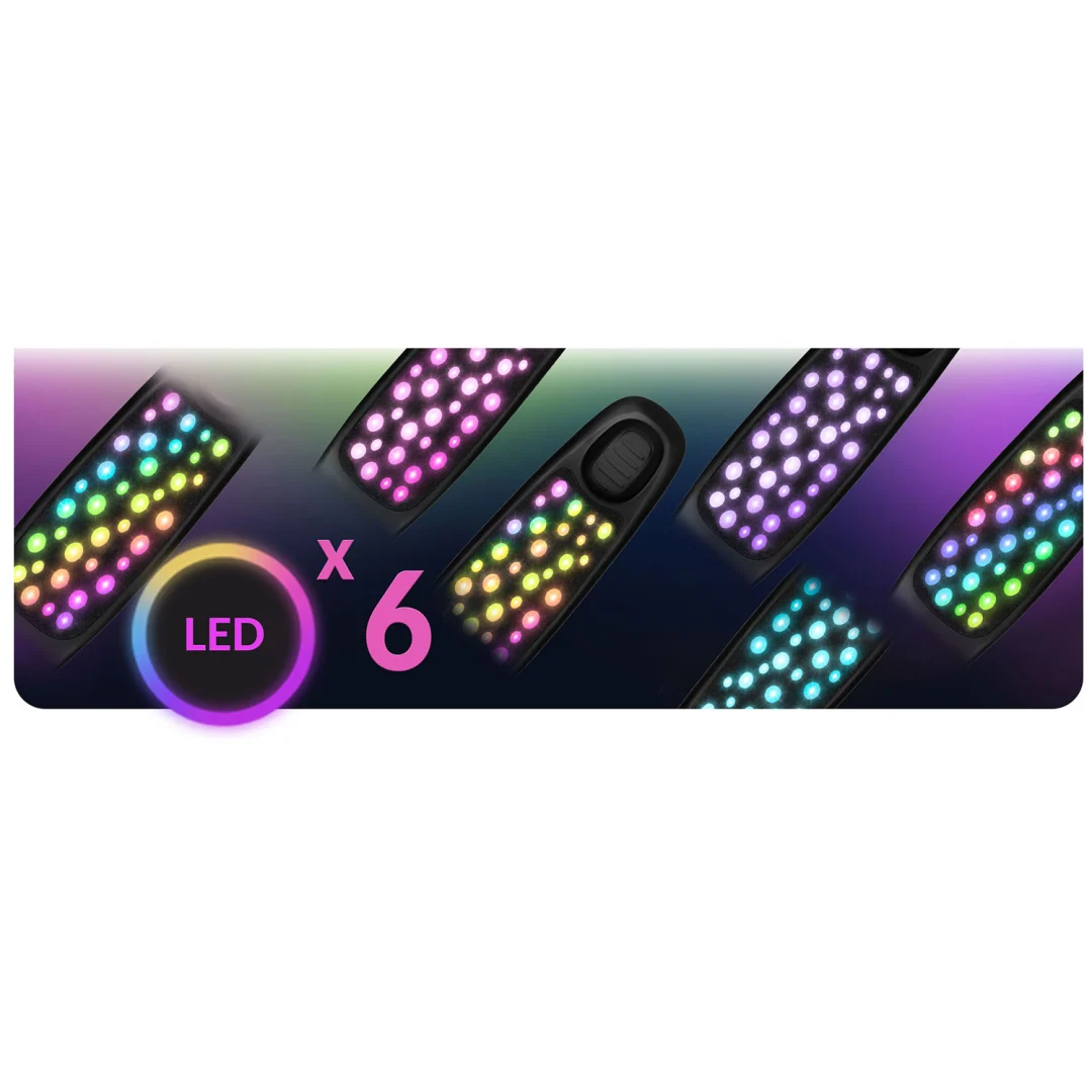 Ricokids Glowi trokotačni LED skuter za djecu - crni_12