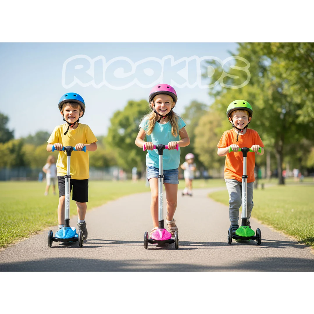 Ricokids Jelly trokotačni balansirajući skuter za djecu, svijetli u mraku - roza_11