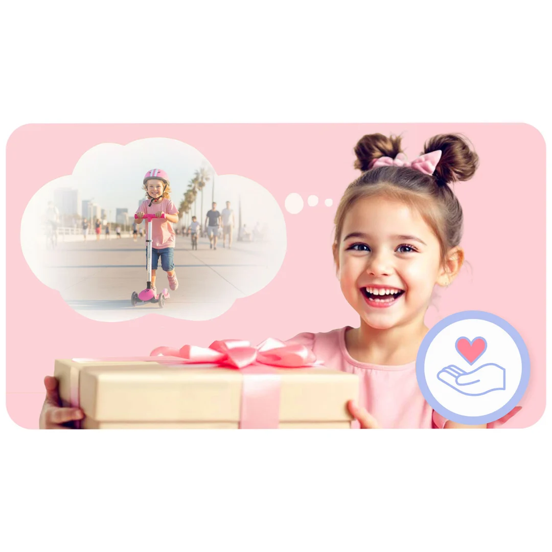 Ricokids Jelly trokotačni balansirajući skuter za djecu, svijetli u mraku - roza_13