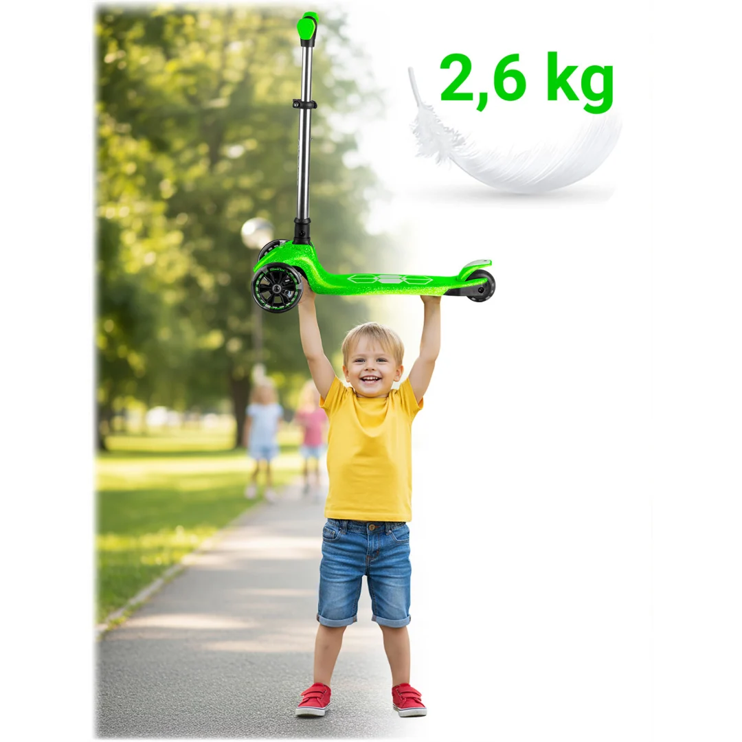 Ricokids Jelly trokotačni balansirajući skuter za djecu, svijetli u mraku - zeleni_10
