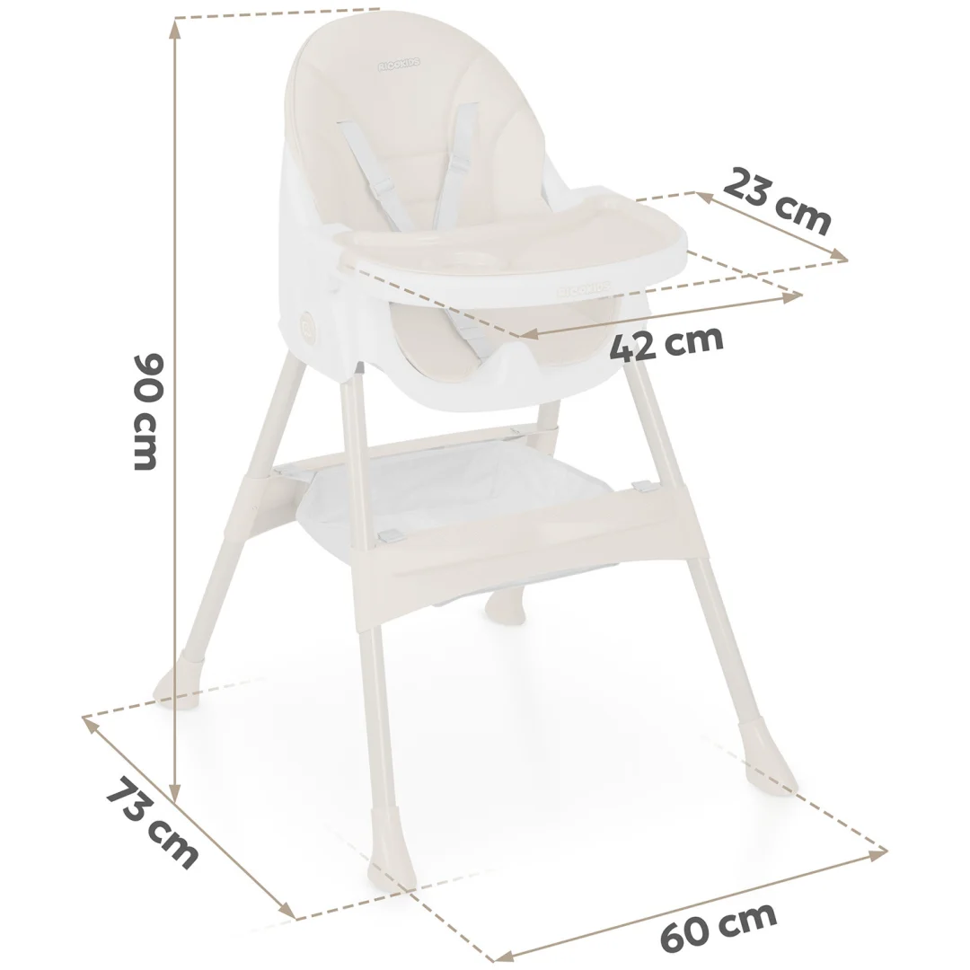 Ricokids Mani bež stolica za hranjenje_7