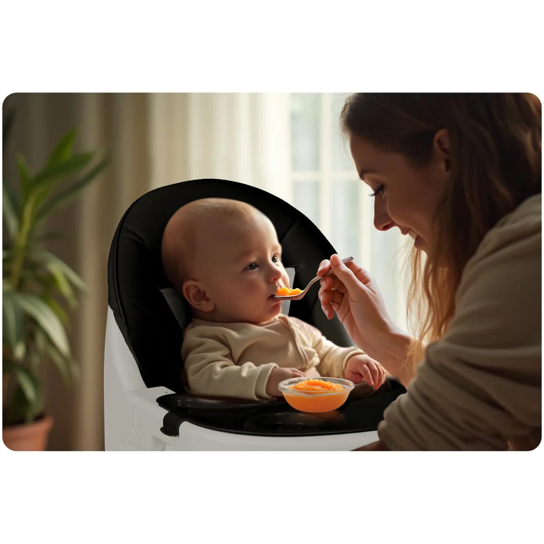 Ricokids Mani stolica za hranjenje crna_11