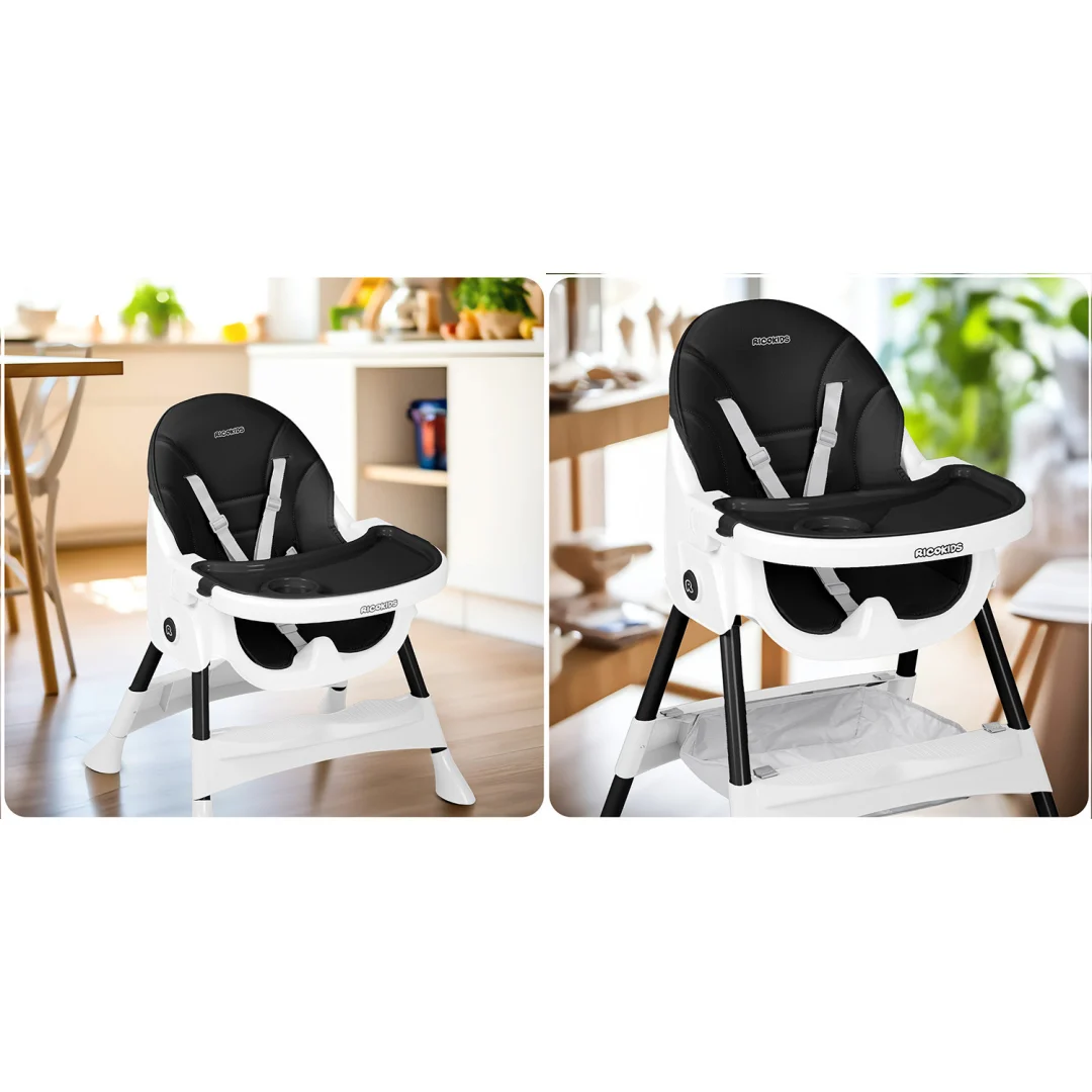 Ricokids Mani stolica za hranjenje crna_12
