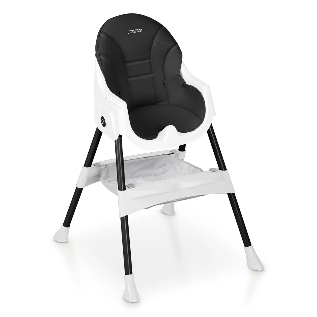 Ricokids Mani stolica za hranjenje crna_4