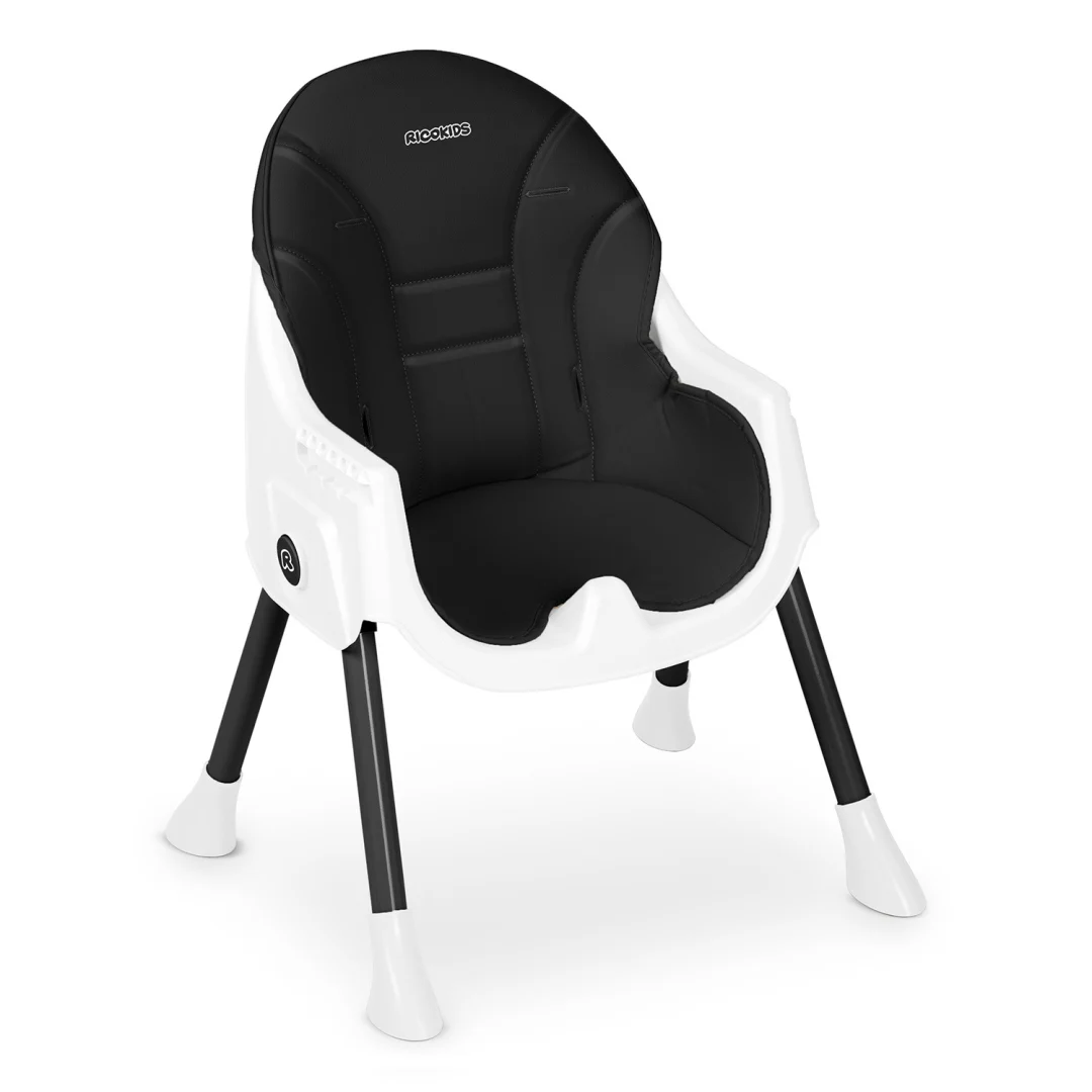 Ricokids Mani stolica za hranjenje crna_5