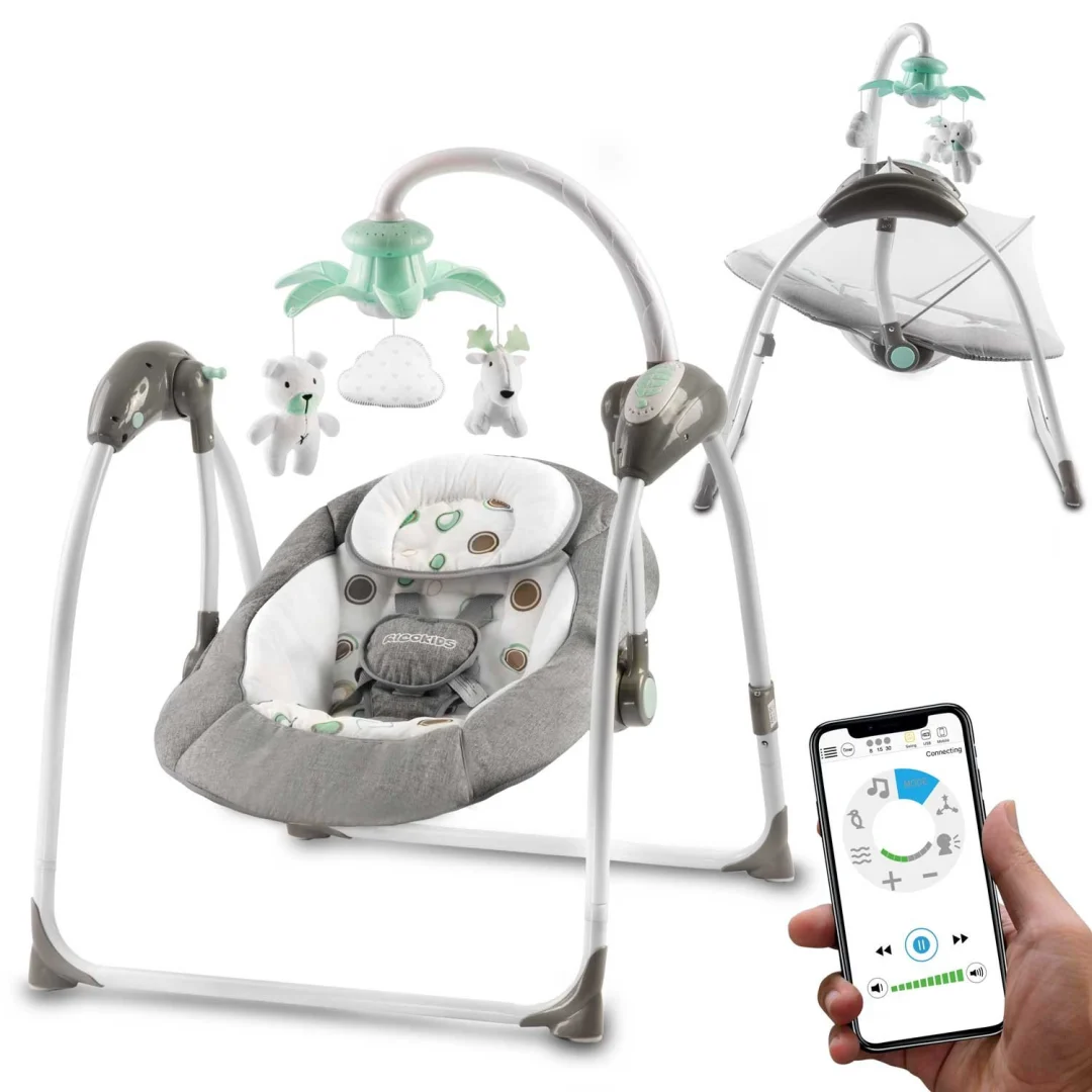 Ricokids Premium 7322 automatska ljuljačka s glazbom_1
