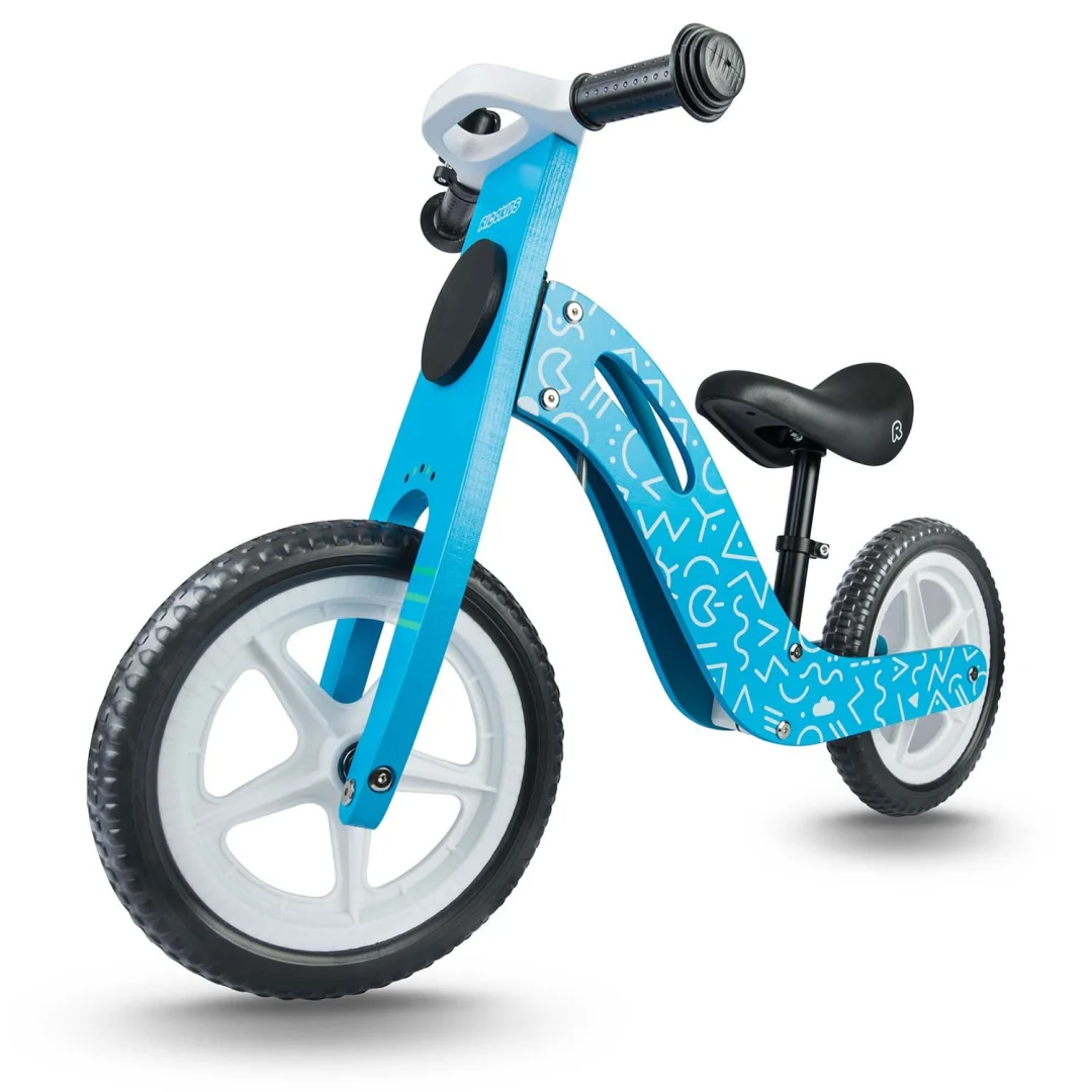 Ricokids RC-613 plavi drveni balansni bicikl_5