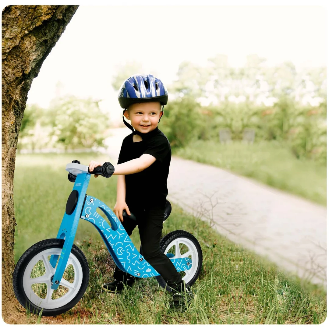 Ricokids RC-613 plavi drveni balansni bicikl_9