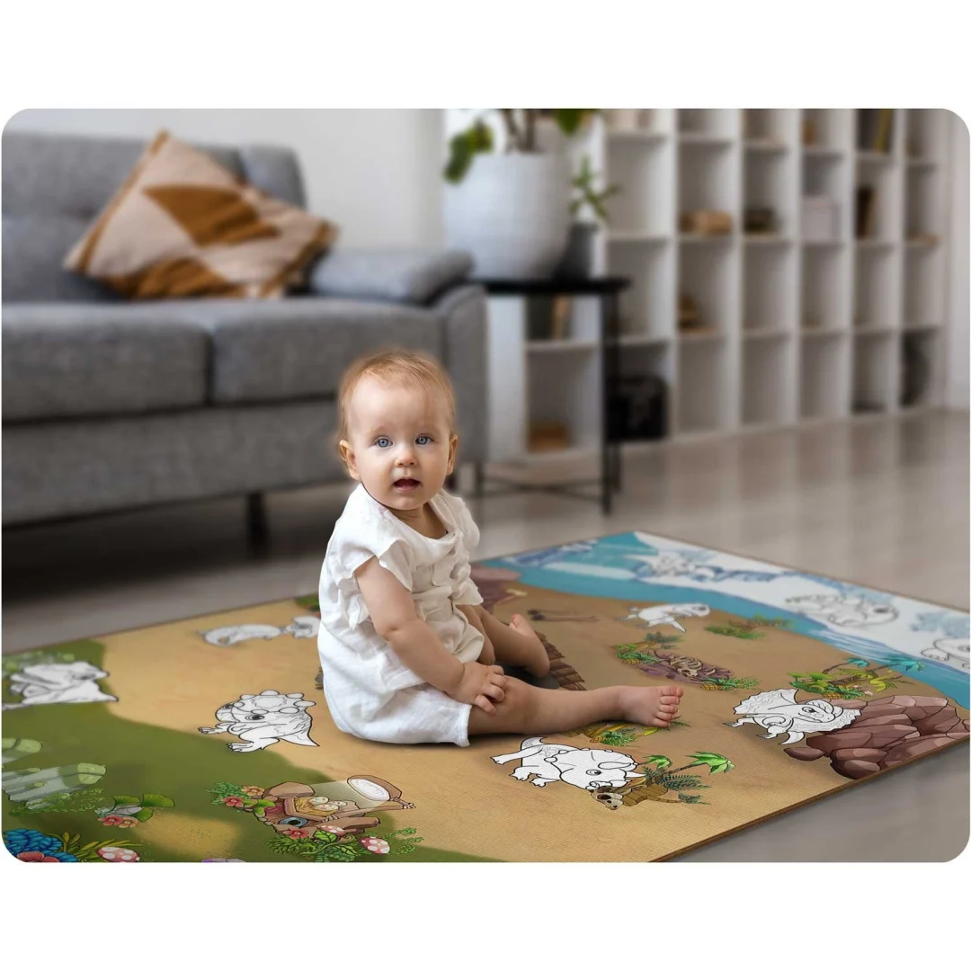 Ricokids RK-344 pjenasta podloga za bojanje, rolana, 120 x 90 x 0,3 cm, crvena, var. 734402_10