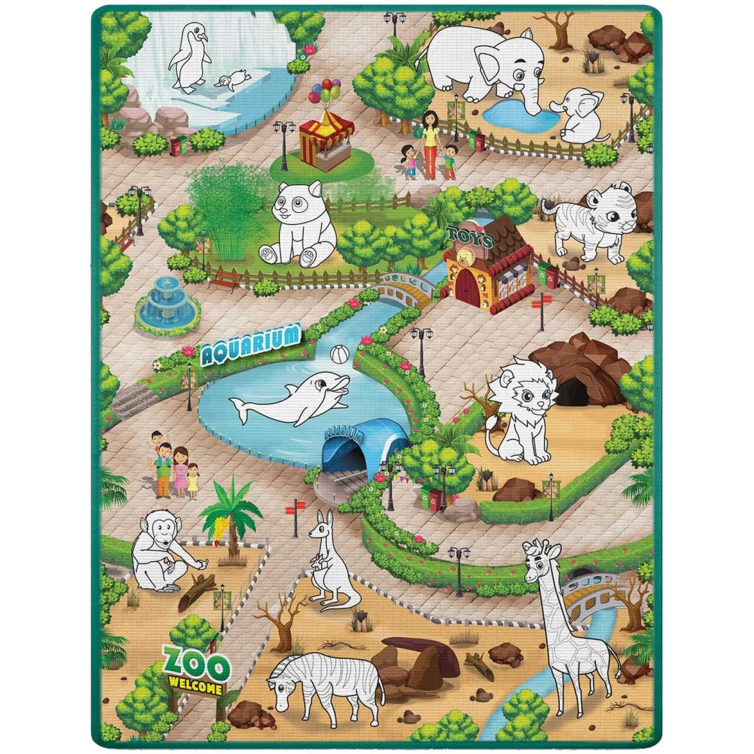 Ricokids RK-344 pjenasta podloga za bojanje, rolana, 120 x 90 x 0,3 cm, crvena_2