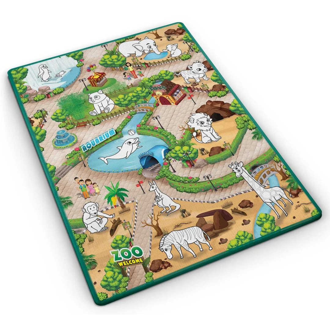 Ricokids RK-344 pjenasta podloga za bojanje, rolana, 120 x 90 x 0,3 cm, crvena_3
