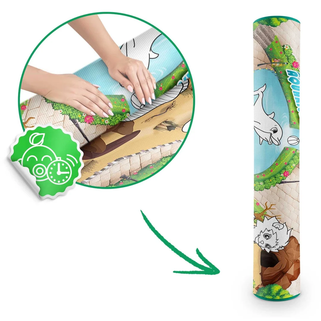 Ricokids RK-344 pjenasta podloga za bojanje, rolana, 120 x 90 x 0,3 cm, crvena_7