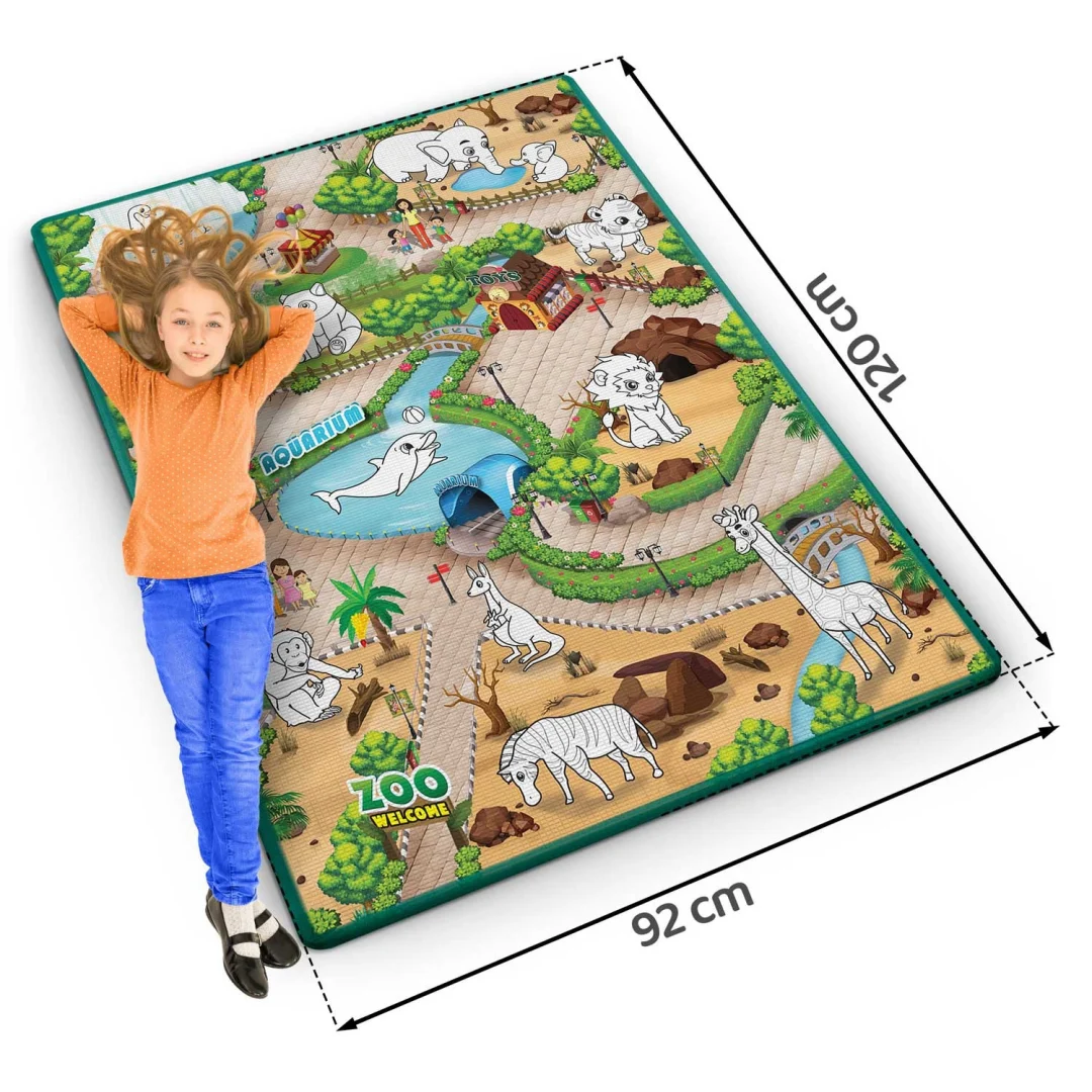 Ricokids RK-344 pjenasta podloga za bojanje, rolana, 120 x 90 x 0,3 cm, crvena_8