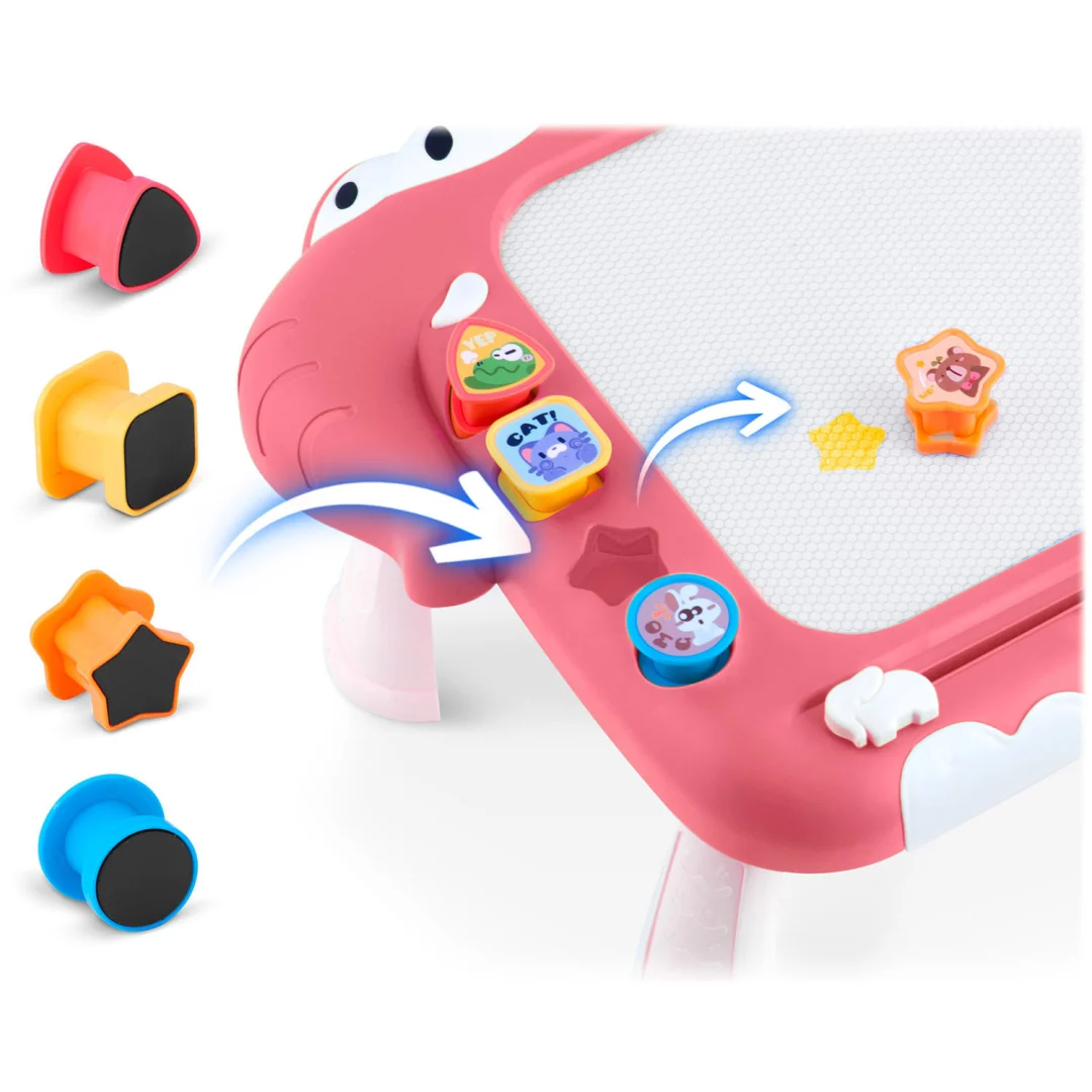 Ricokids RK-823 magnetska ploča za slaganje s tangramom za djecu, crvena_15