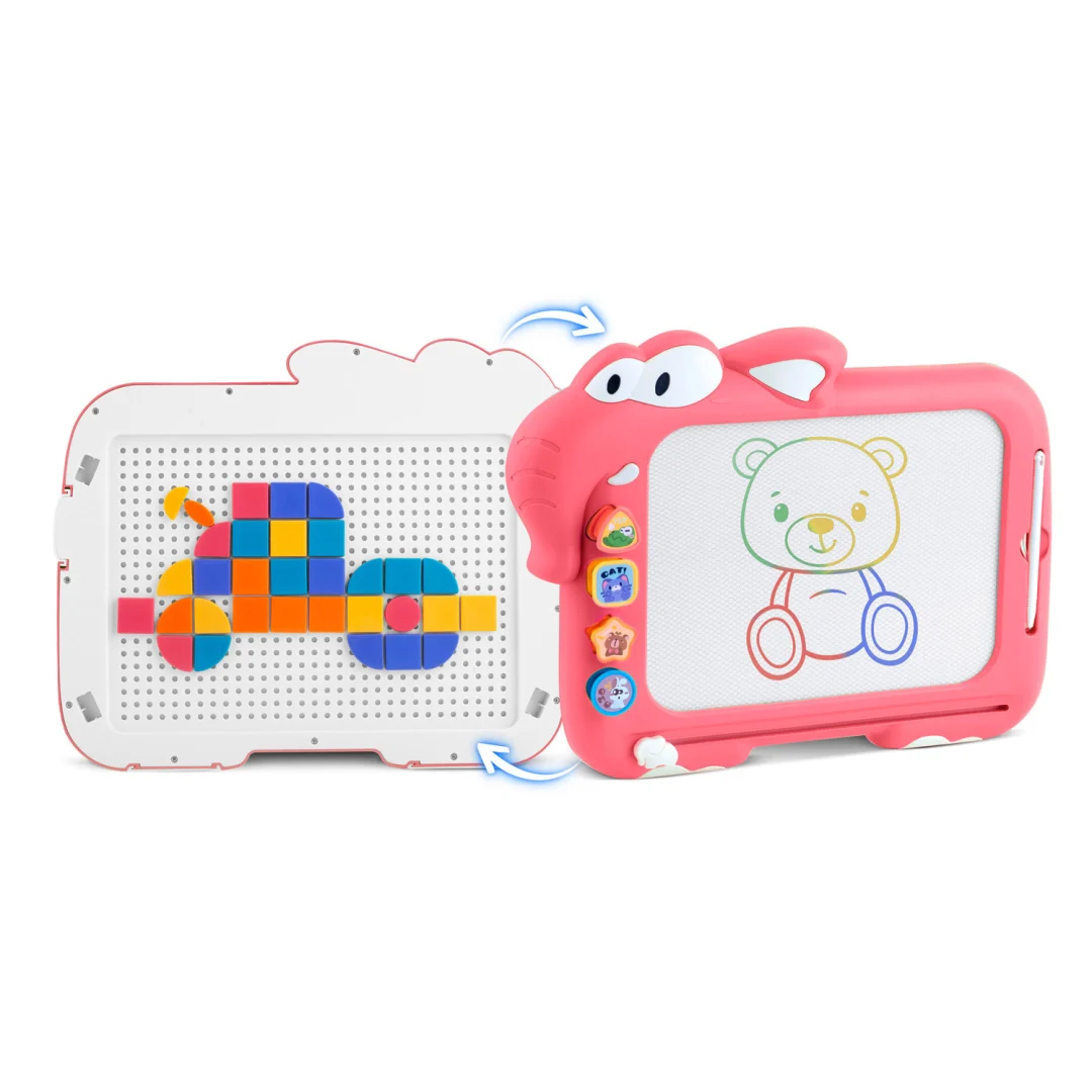 Ricokids RK-823 magnetska ploča za slaganje s tangramom za djecu, crvena_6