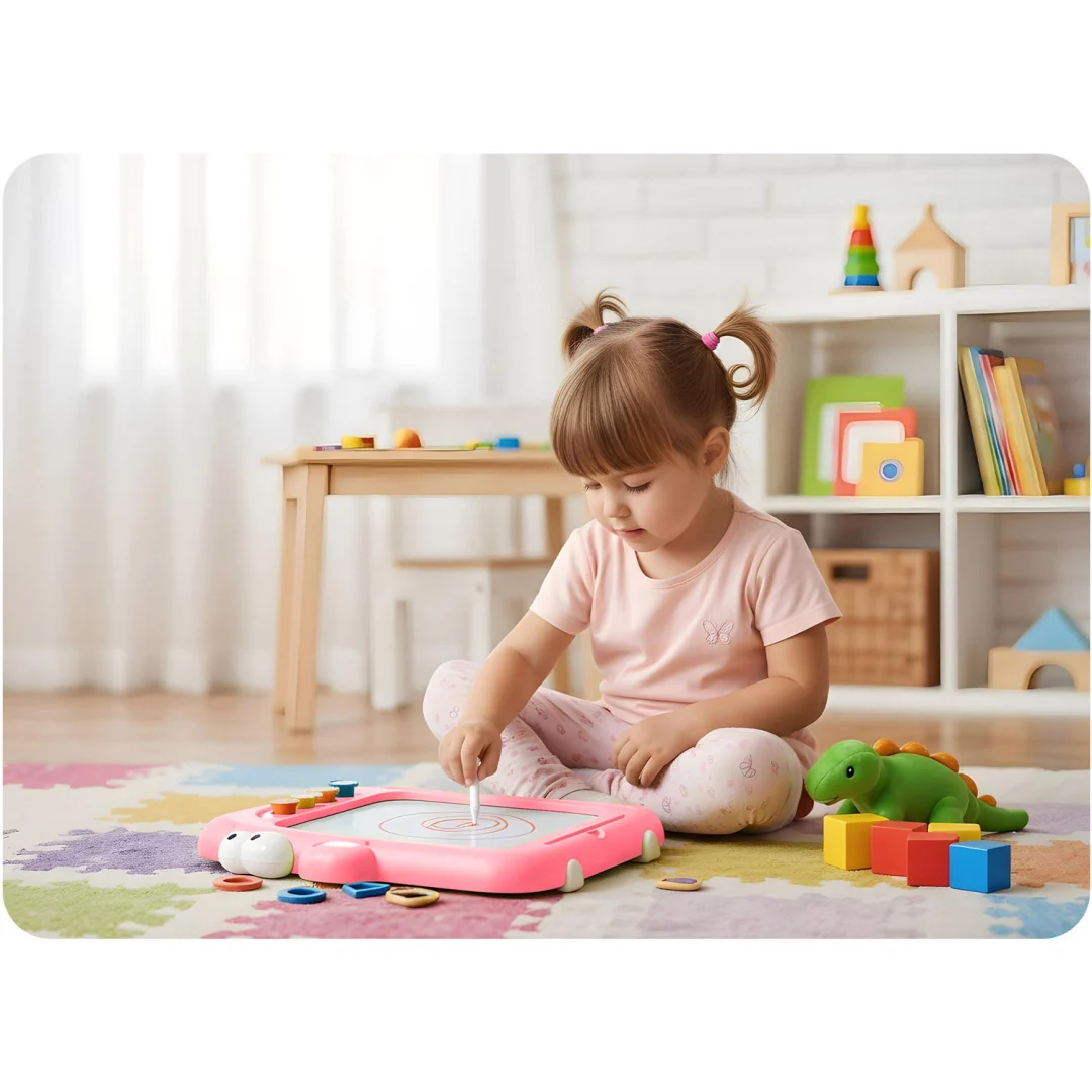 Ricokids RK-823 magnetska ploča za slaganje s tangramom za djecu, crvena_7