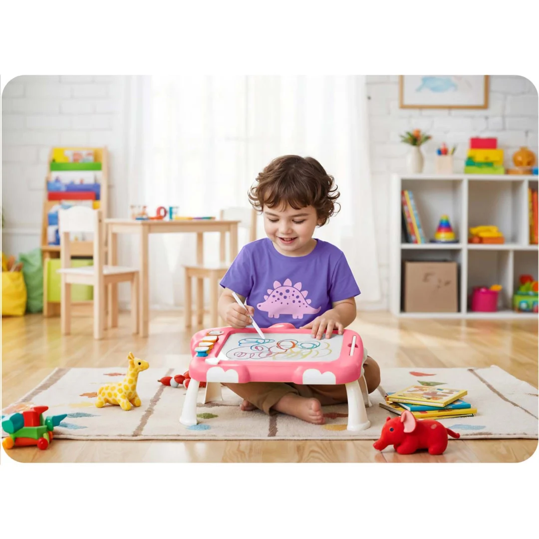 Ricokids RK-823 magnetska ploča za slaganje s tangramom za djecu, crvena_8
