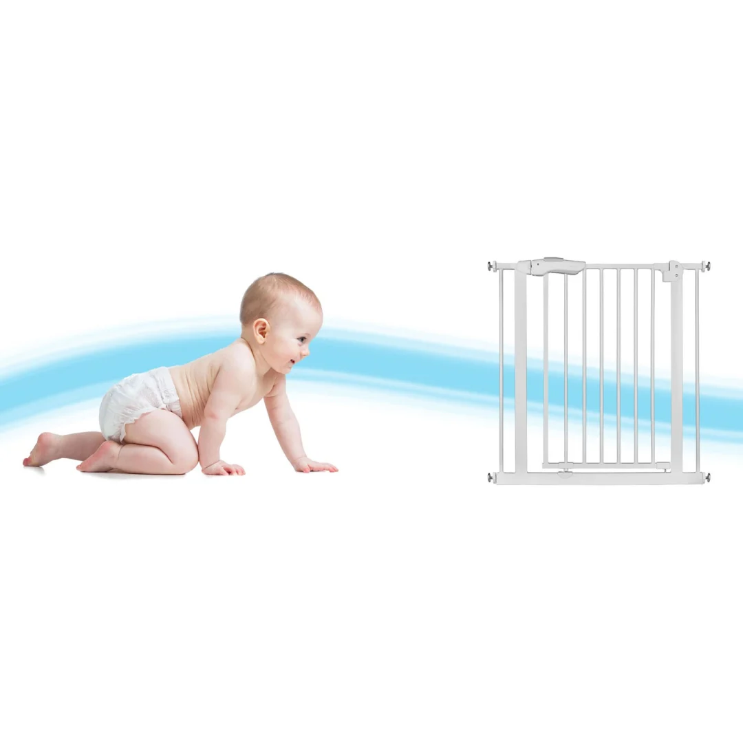 Ricokids bijela sigurnosna vrata za stepenice i vrata_4