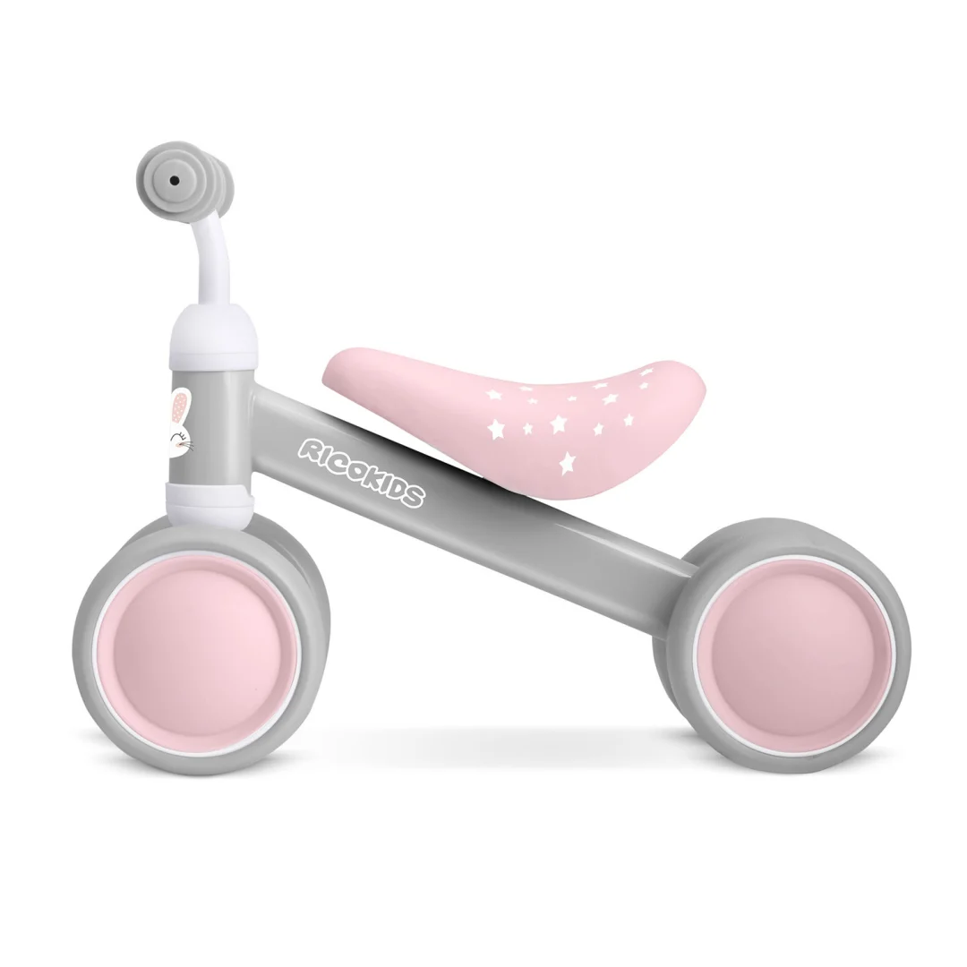 Ricokids dječji bicikl za ravnotežu s tri kotača, siva_2