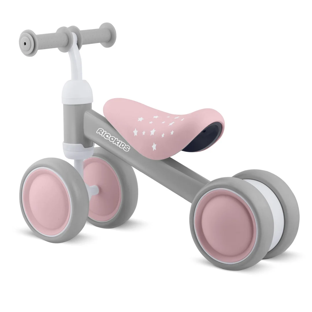 Ricokids dječji bicikl za ravnotežu s tri kotača, siva_3