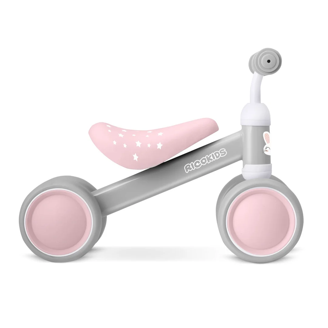 Ricokids dječji bicikl za ravnotežu s tri kotača, siva_5