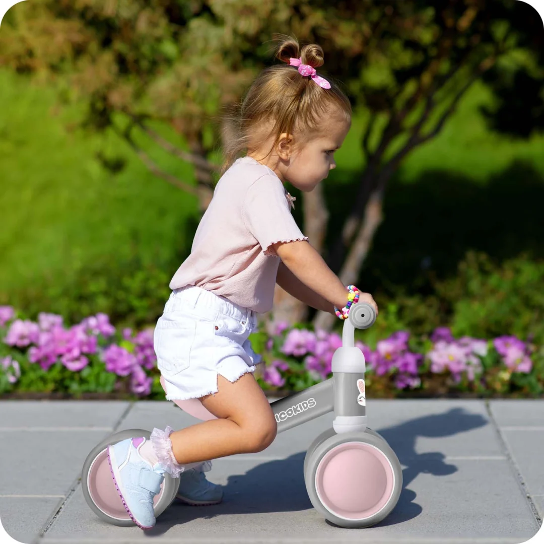 Ricokids dječji bicikl za ravnotežu s tri kotača, siva_7