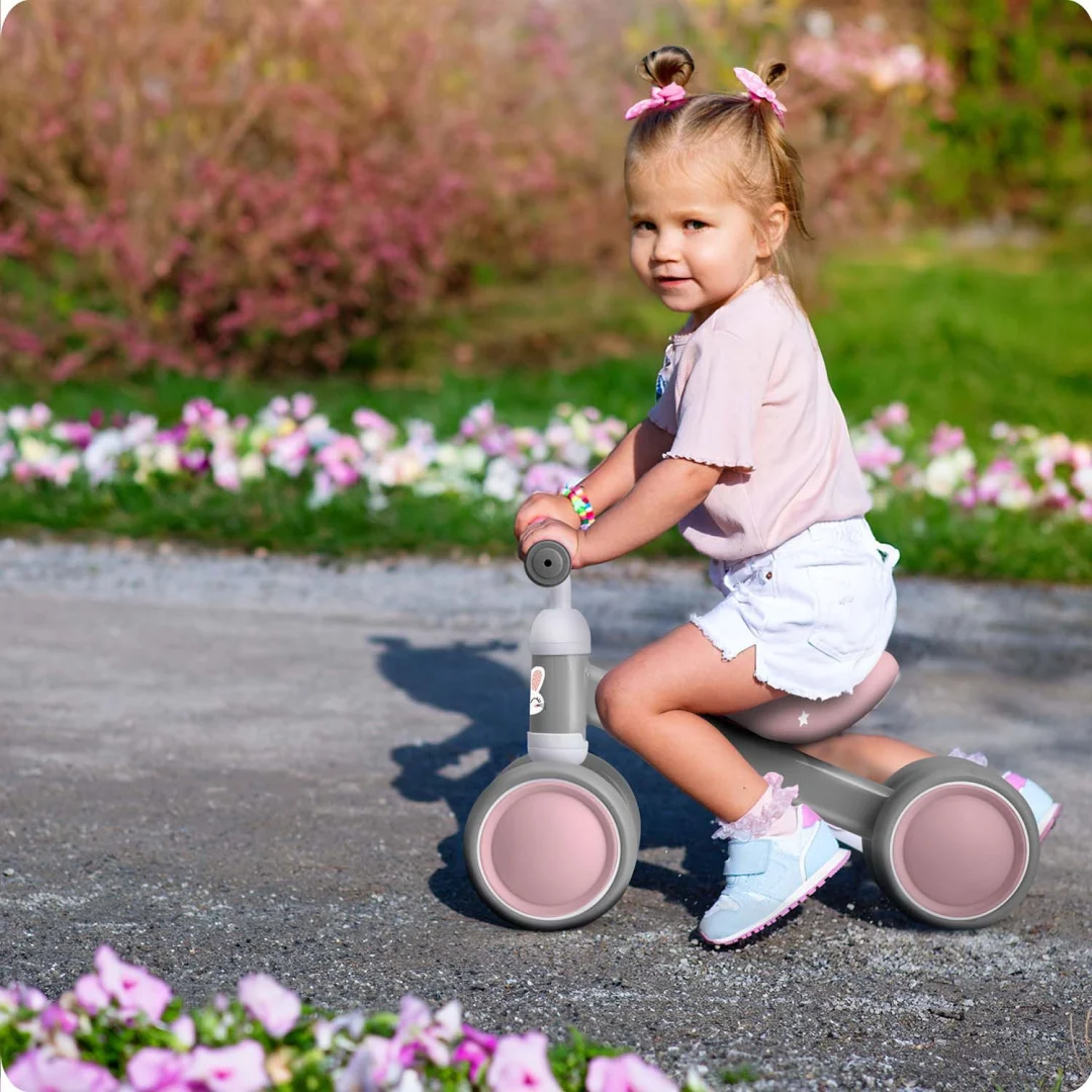 Ricokids dječji bicikl za ravnotežu s tri kotača, siva_9