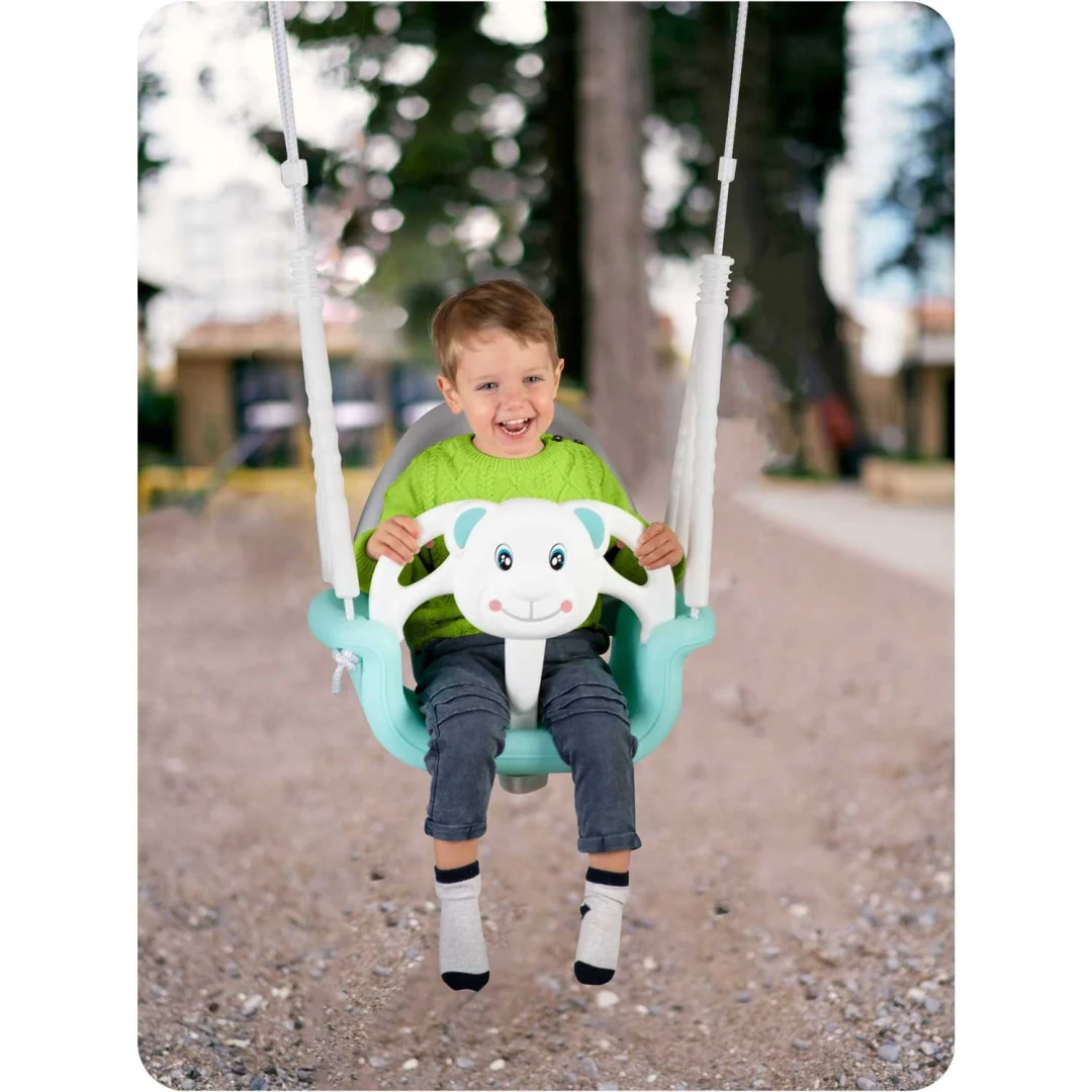Ricokids ljuljačka s medvjedićem 3 u 1, tirkizna_8