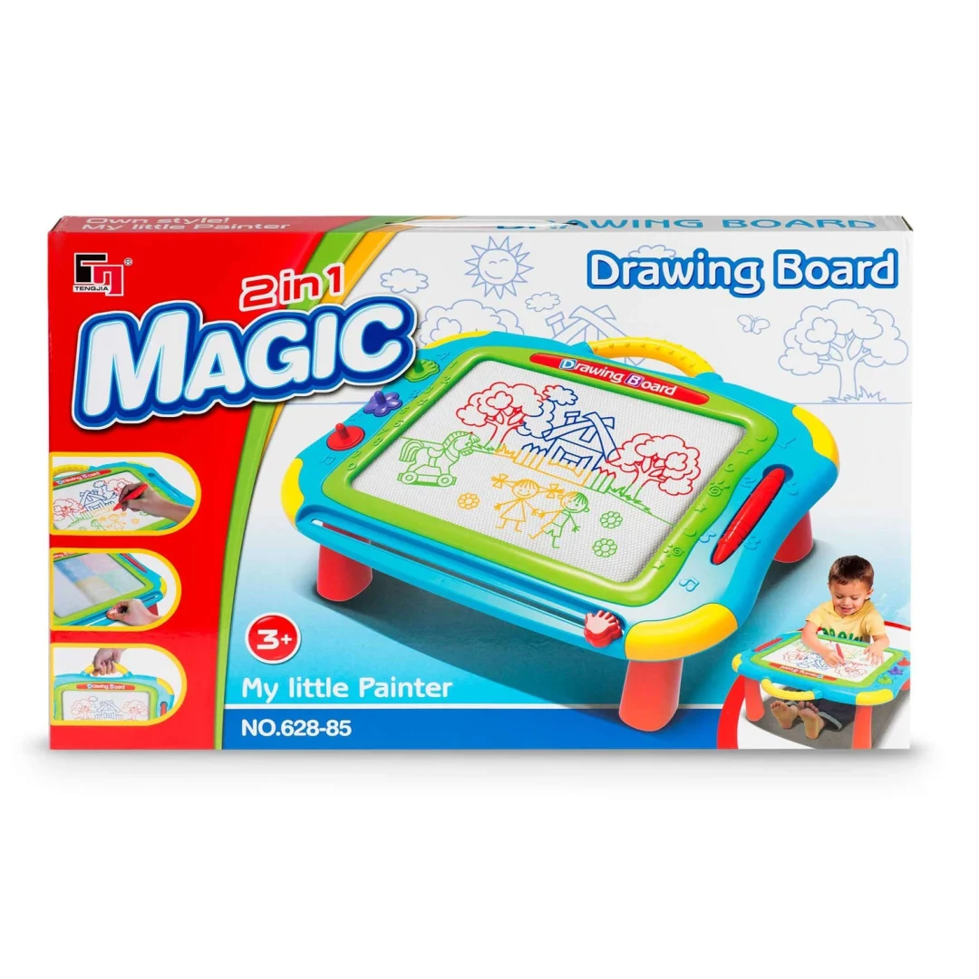 Ricokids ploča za šaranje + stol za crtanje - plava_8