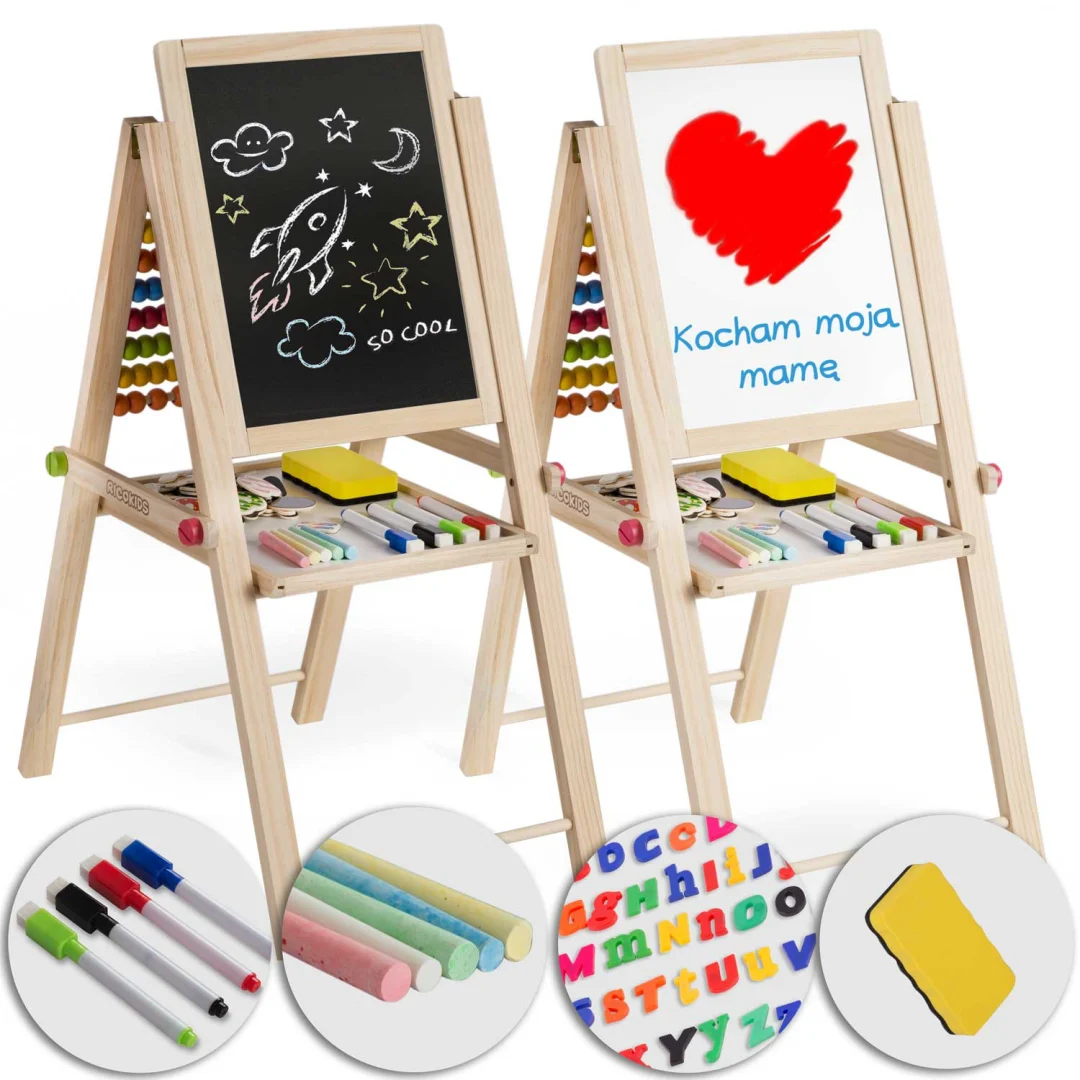 Ricokids sklopiva magnetska ploča za pisanje kredom_6