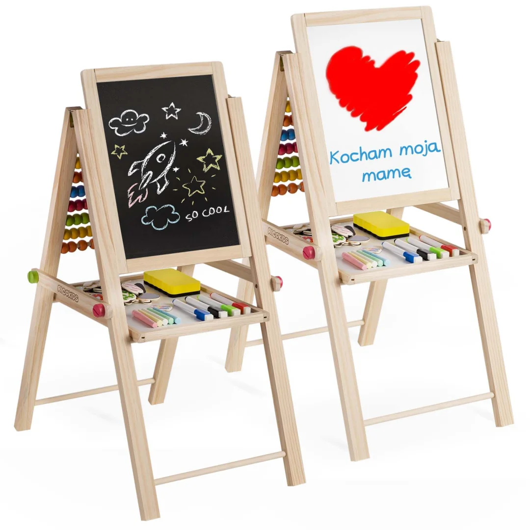 Ricokids sklopiva magnetska ploča za pisanje kredom_9
