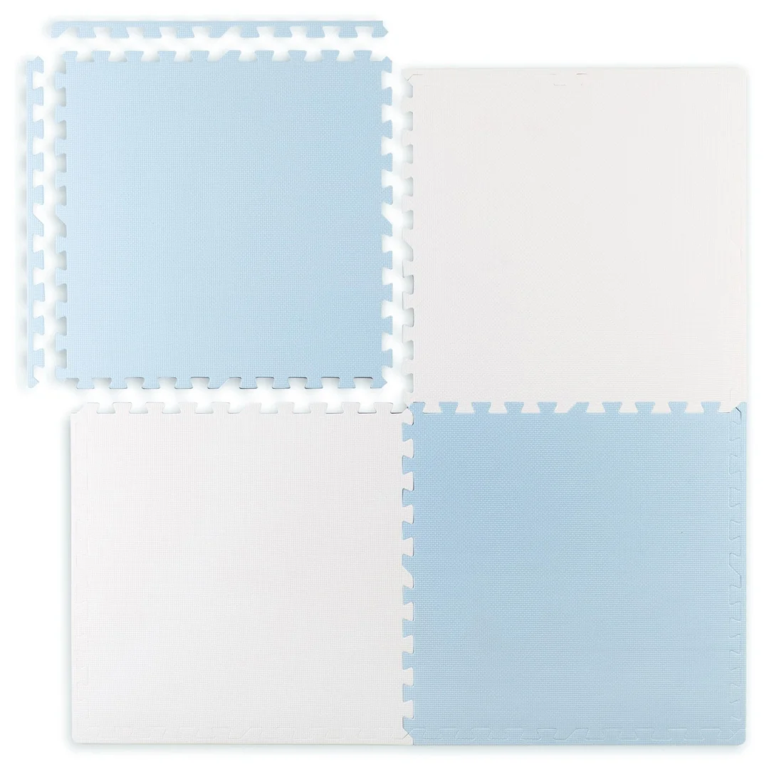 Ricokids velika pjenasta podloga za slagalice 60x60 cm 4 komada plavo-bijela_2