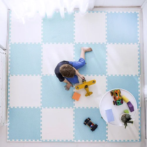 Ricokids velika pjenasta podloga za slagalice 60x60 cm 4 komada plavo-bijela_8