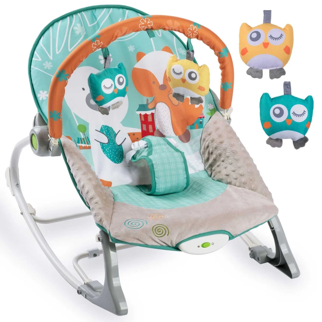 Ricokids vibrirajuća ljuljačka - bijela i plava_1