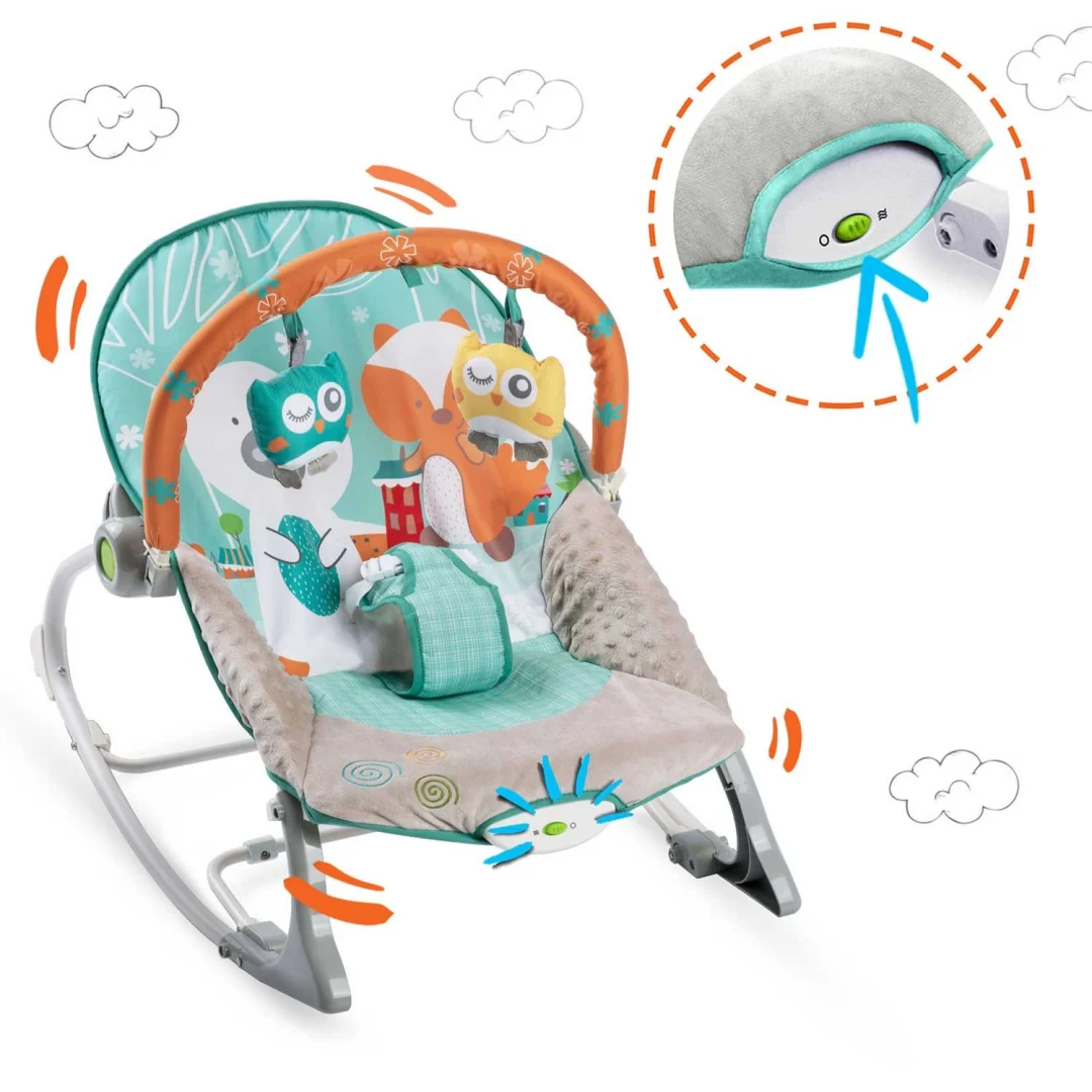 Ricokids vibrirajuća ljuljačka - bijela i plava_5
