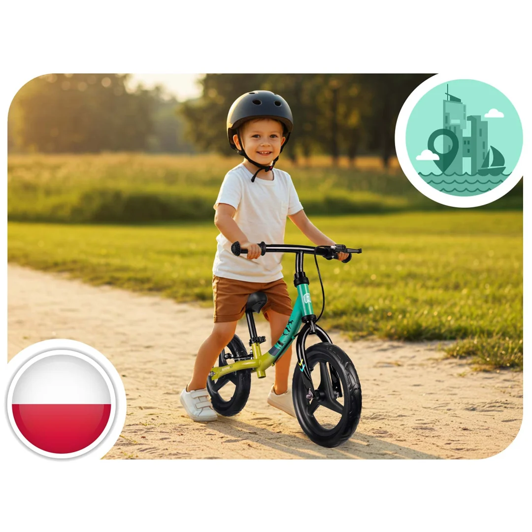Ricokids zabavni avanturistički bicikl za balansiranje za djecu, siva, var. 760802_9