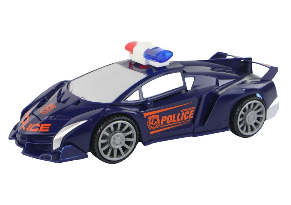Robot Automobil Policijski Tamnoplavi Transformacija 2u1_3