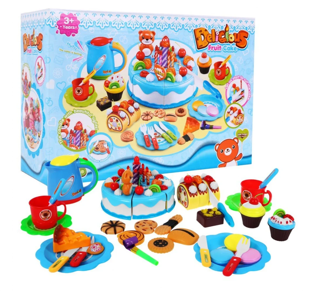 Rođendanski set torta plava 80 dijelova 3+_1