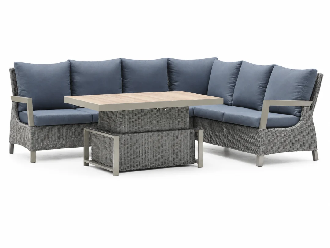 Royal Comfort tehoratan vrtni set sivi s kutnom sofom_1