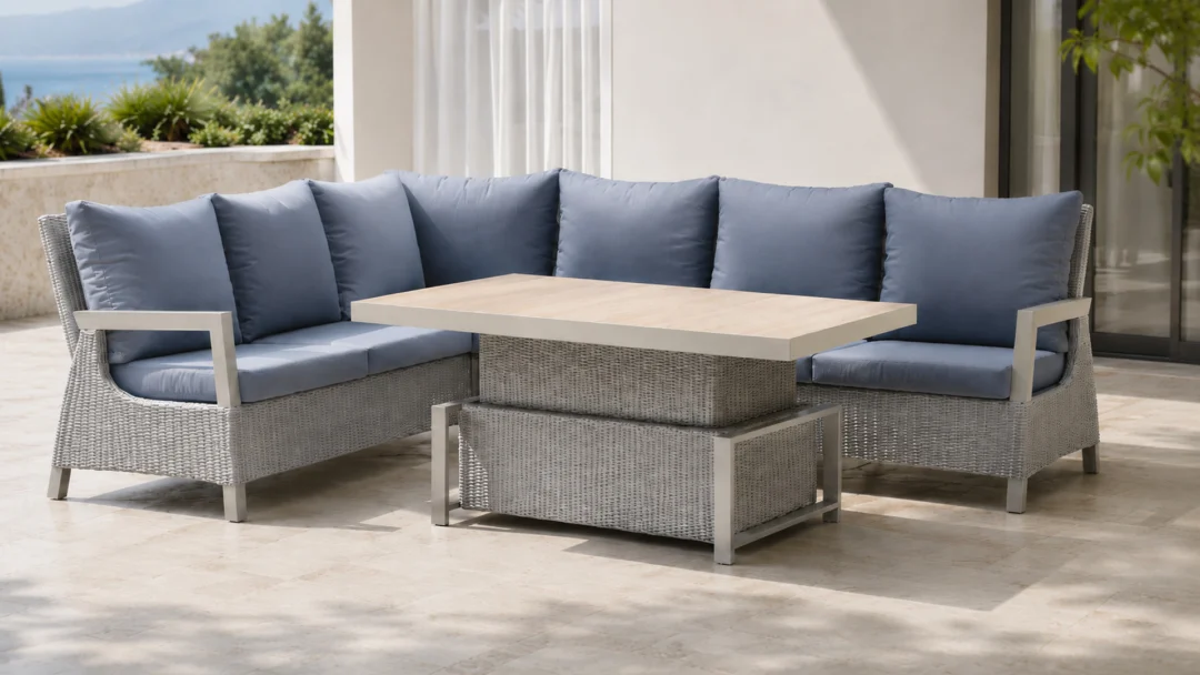 Royal Comfort tehoratan vrtni set sivi s kutnom sofom_11