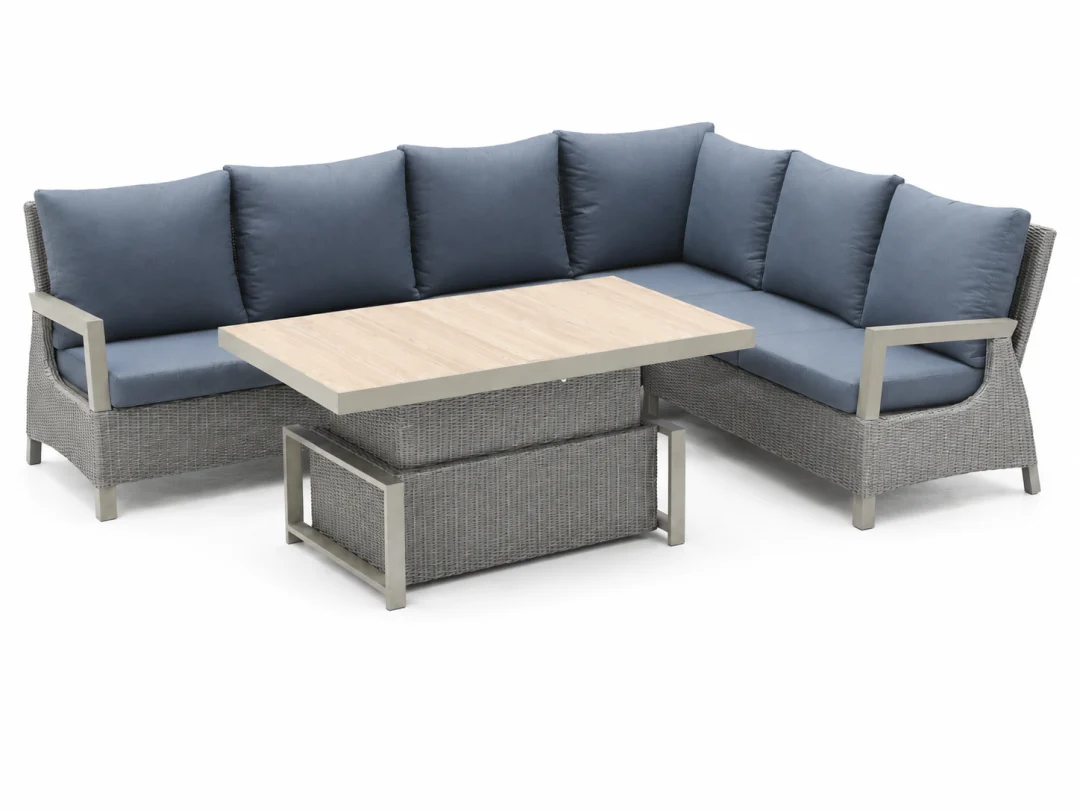 Royal Comfort tehoratan vrtni set sivi s kutnom sofom_2