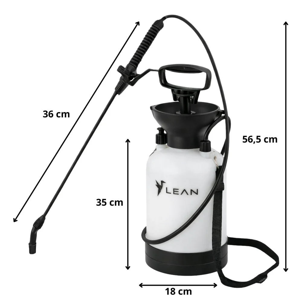 Ručna tlačna prskalica za zalijevanje, gnojenje, prskanje LEAN 3L_5