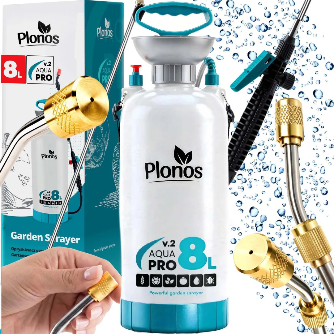 Ručni prskalica pod tlakom 8l Plonos PL-606, siva, var. 460601_1
